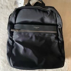 David Jones small/medium black backpack NWT